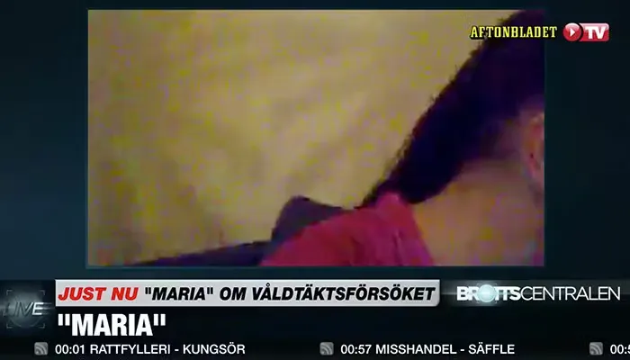 Försvarsspray med röd färg